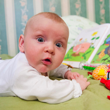 Про Машутку, ее 4 месяца и папину рассеянность