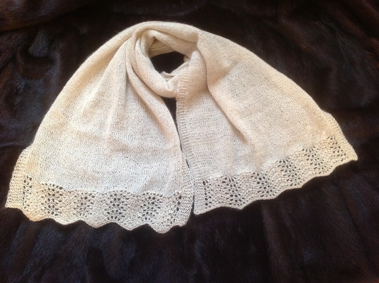 Палантин-шарф для сестры