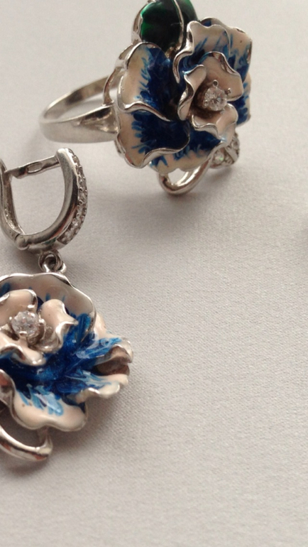 Украшения из серебра 925 пробы