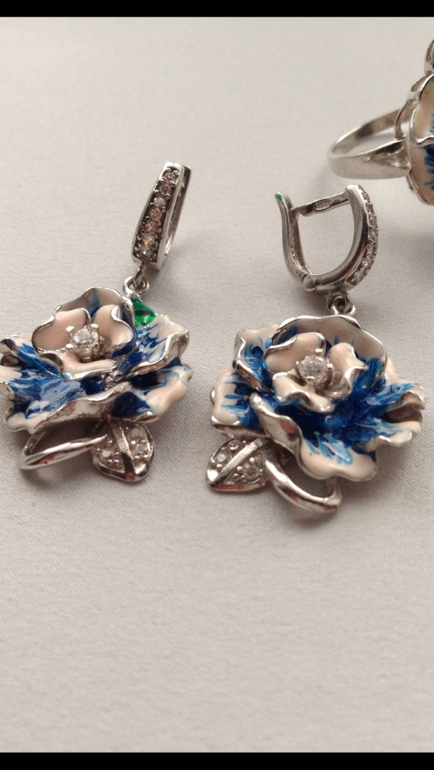 Украшения из серебра 925 пробы