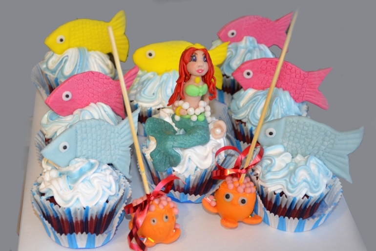 День рождение в морском стиле.