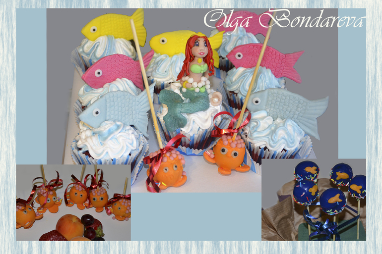 День рождение в морском стиле.