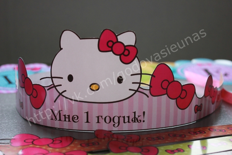 оформление первого Дня Рождения Ксюши в стиле