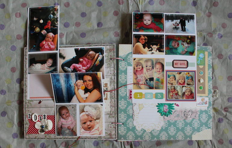 Альбом для малышки Стефании