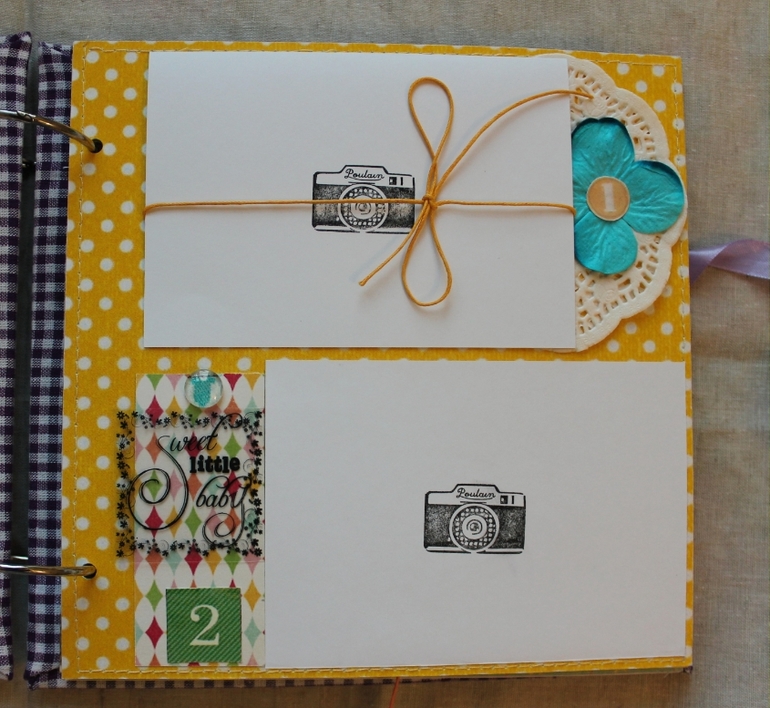 Малышковый сиреневый альбом.