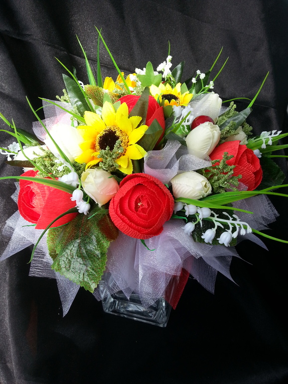 Ваза с цветами