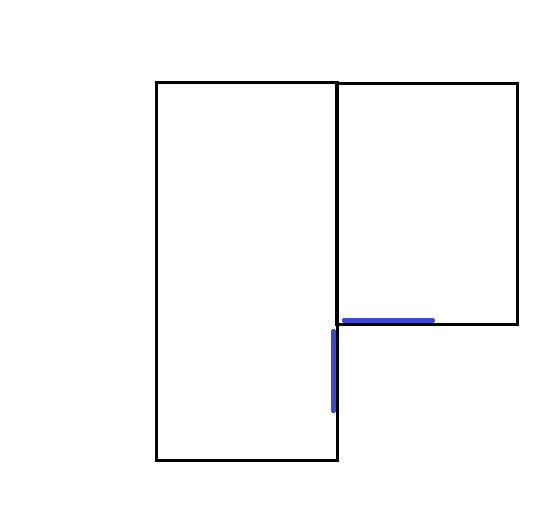 Решение с межкомнатными дверьми.