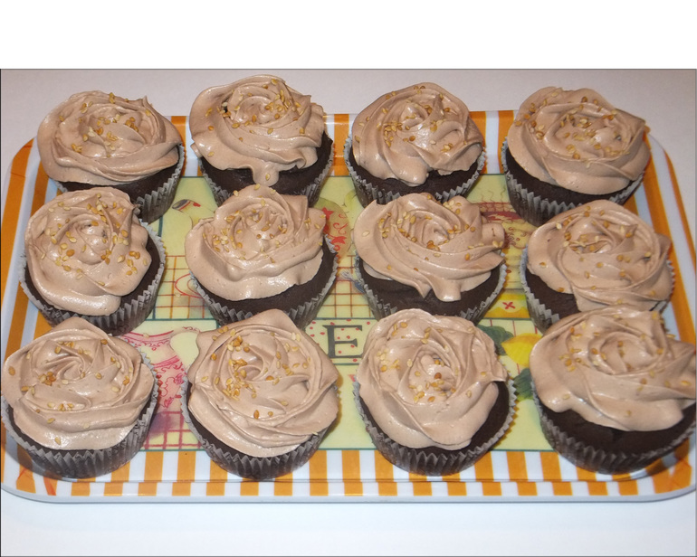 Капкейки для влюбленнных в шоколад...