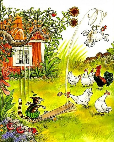 Всё теперь мы с дочкой тоже влюблены в Финдуса и Петсона! (Книги Свена Нурдквиста)