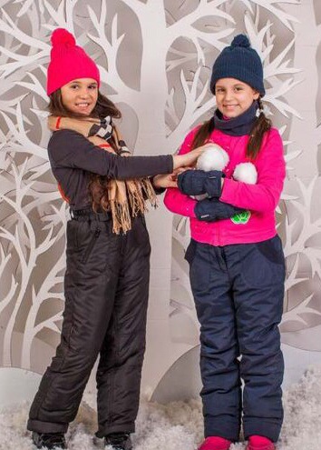 ПИАР Черные зимние полукомбезы на девочек. И другие цвета.