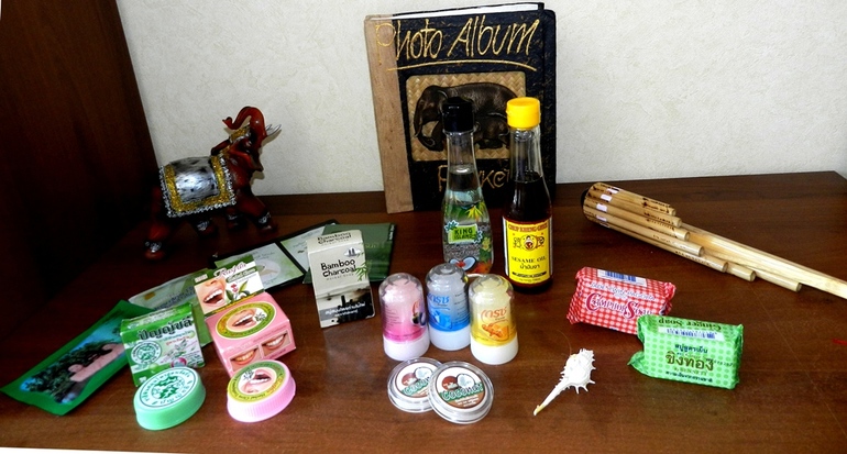 Товары из Таиланда.