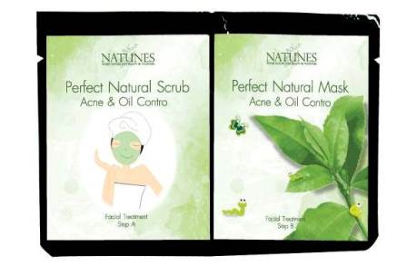 2 в 1. Скраб + Маска с зеленым чаем для проблемной кожи.