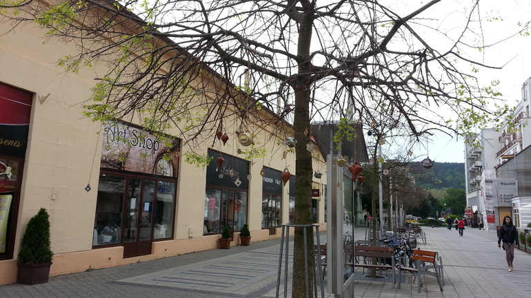 Пиештяны (Словакия). Велосипедные зарисовки.