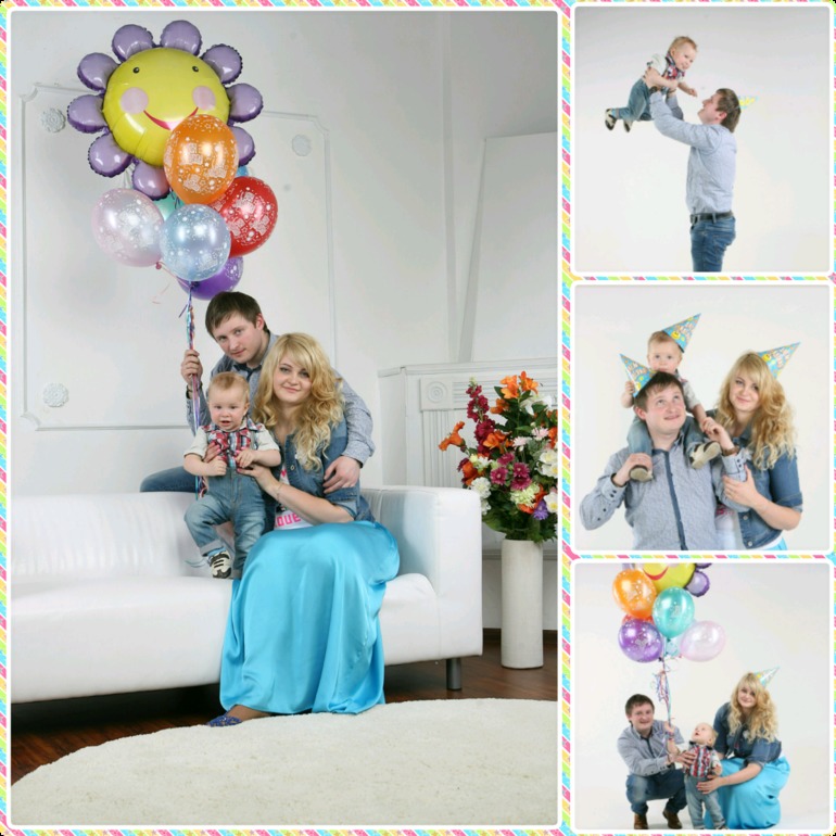 фотосессия к первому дню рождения!