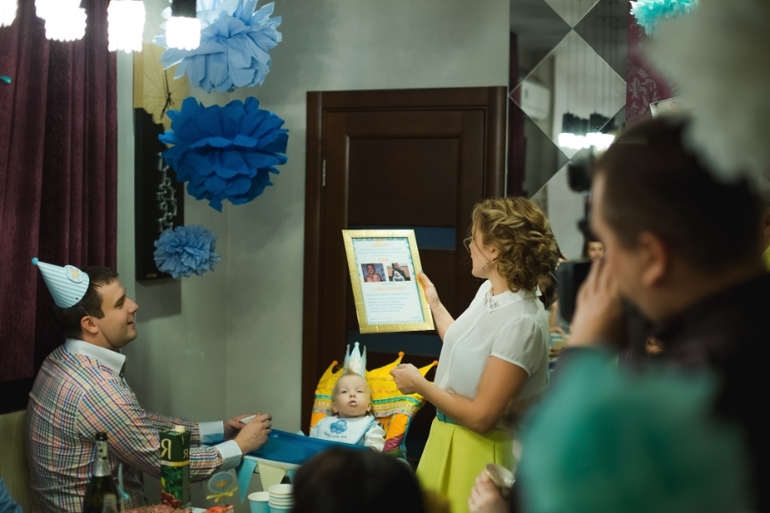 Первый день рождения Тимофея!