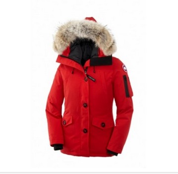 Куртка пуховая женская Canada Goose: Montebello Parka красная