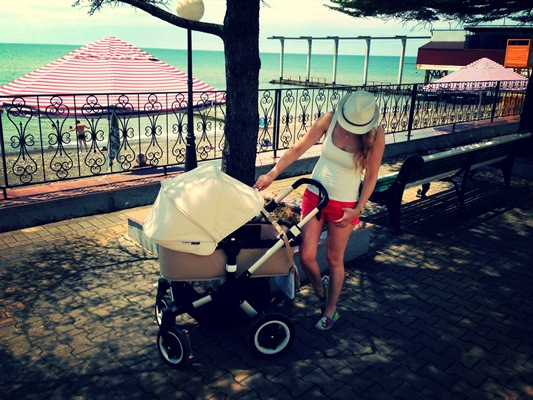 Наша первая прогулка с Bugaboo Buffalo