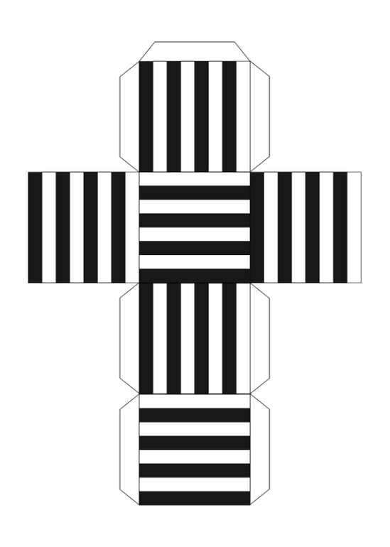 Выкройки кубиков для развития зрения!!!