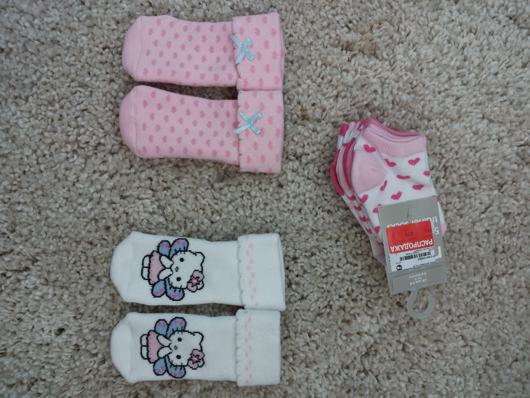 Наши первые покупочки для дочки.