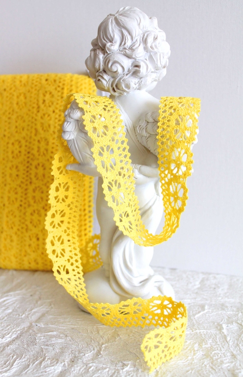 Льняное кружево на метраж