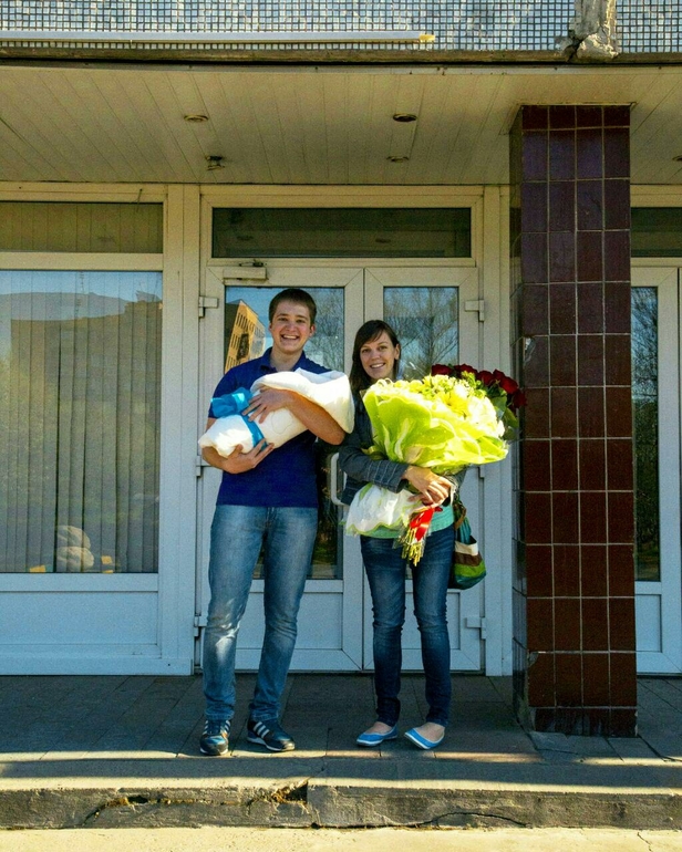 2 недели с малышом:)