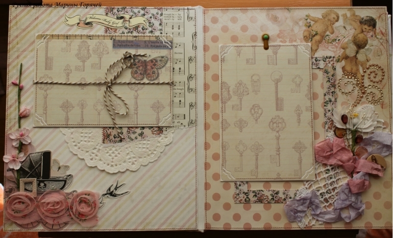 Нежный альбом для малышки Елизаветы