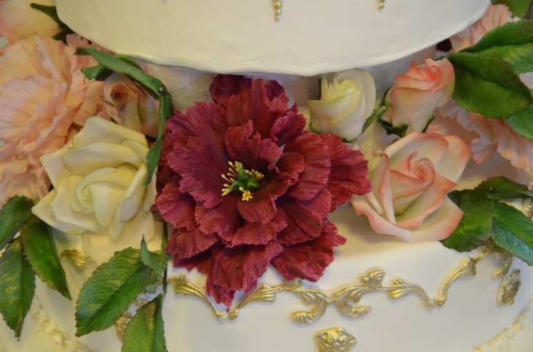 Свадебный торт в стили