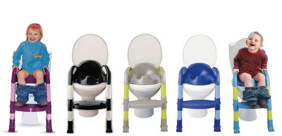 Насадка на унитаз Thermobaby с ножками и ступенькой.