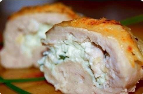 Куриные рулеты с «фетой»