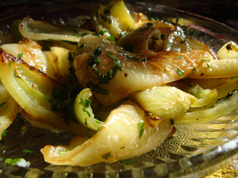 Жареный болгарский перец