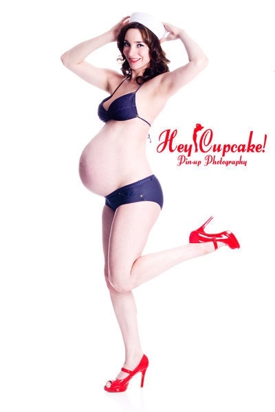 Идеи для фотосессии беременных, часть первая PIN UP мамочки