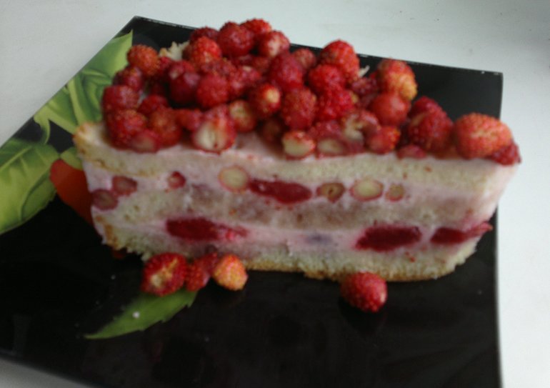 Земляничный тортик