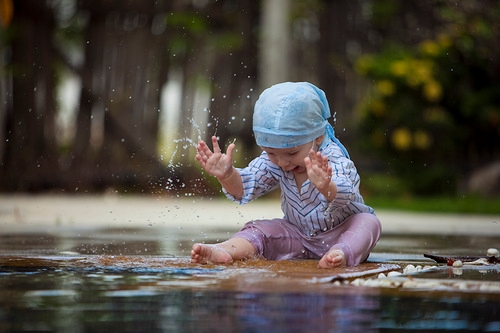Шьем бандану для малыша.