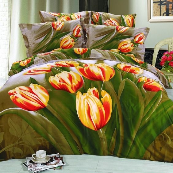 Постельное белье мако-сатин 3Д