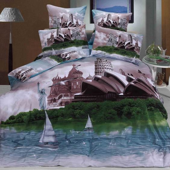 Постельное белье мако-сатин 3Д