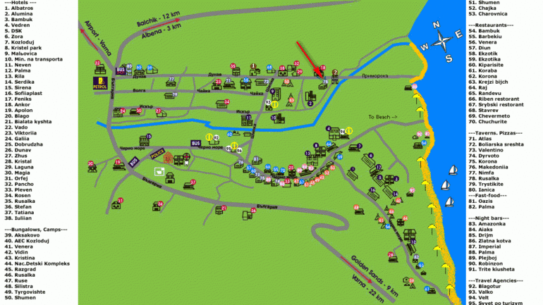Сдам 2 ком.квартиру в Кранево,2 км.от Албены