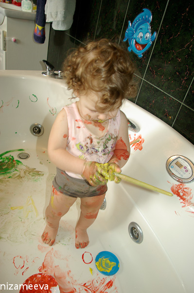 Ванна как холст