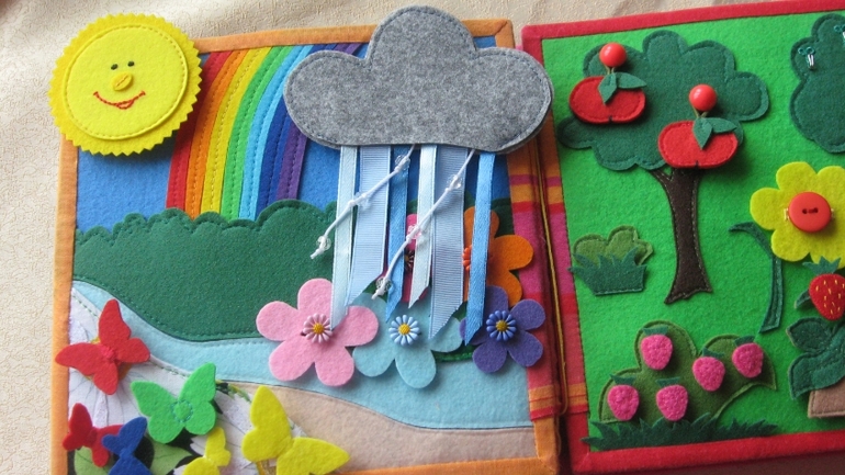 Развивающая книжка о временах года