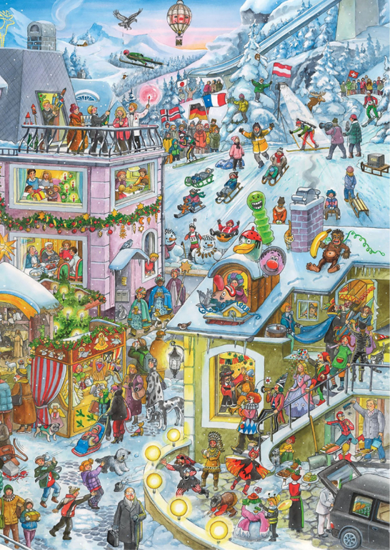 Сканы виммельбухов для скачивания.