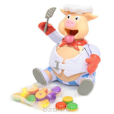 Настольная игра "Piggy Pop. Накорми поросенка до отвала"