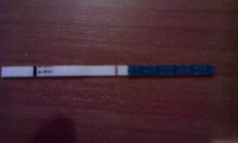 мой отрицательный тестик