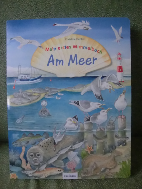 Виммельбух про морских обитателей  или Mein erstes Wimmelbuch - Am Meer