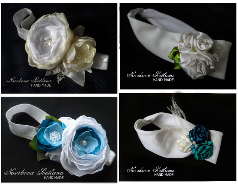 Эксклюзивыне повязочки на голову для маленьких модниц!