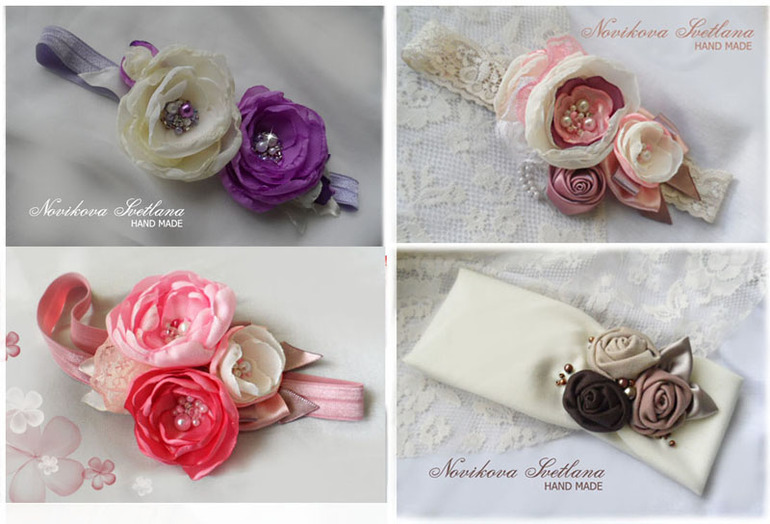 Эксклюзивыне повязочки на голову для маленьких модниц!