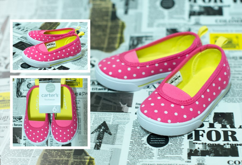 Пристраиваю обувь Carter`s с совместной закупки, не тот размер