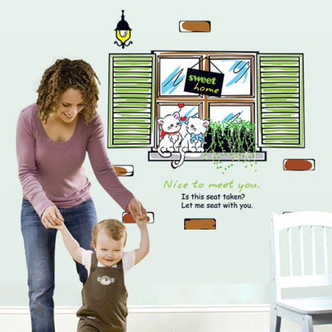 Стикеры наклейки на стену