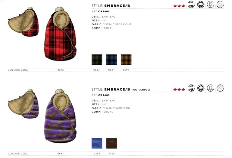 Канадские пуховики - малыши 3 мес-48 мес