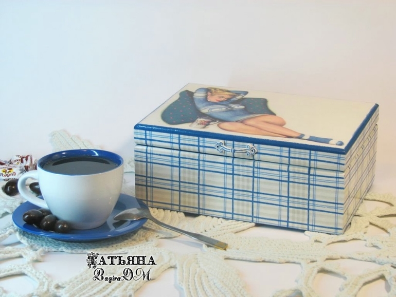 Чайная шкатулка, шкатулка для мелочей и досочки на закуску)))