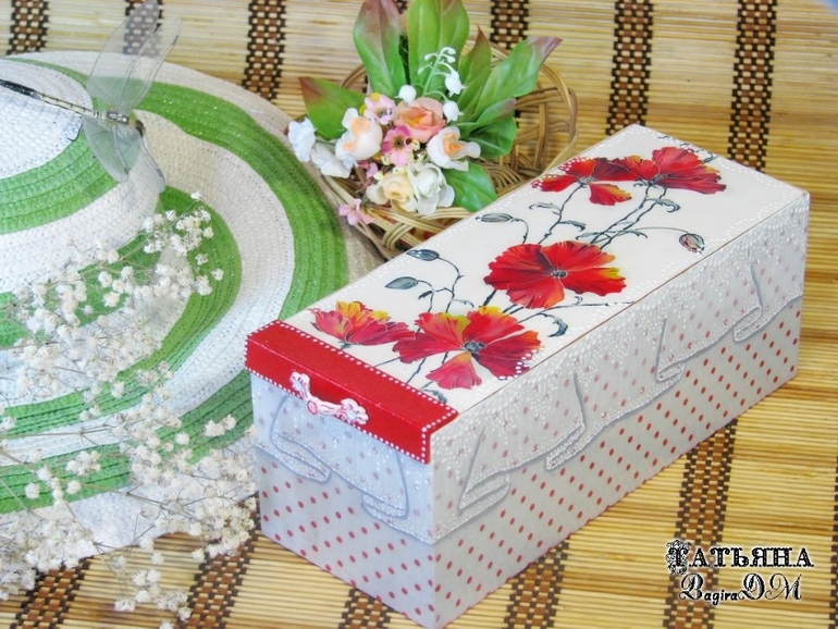 Чайная шкатулка, шкатулка для мелочей и досочки на закуску)))