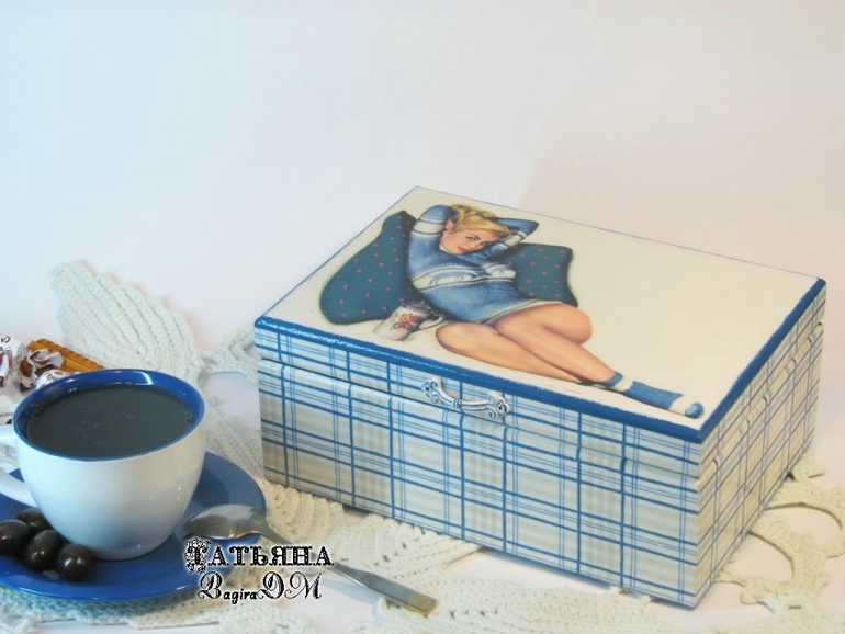 Чайная шкатулка, шкатулка для мелочей и досочки на закуску)))